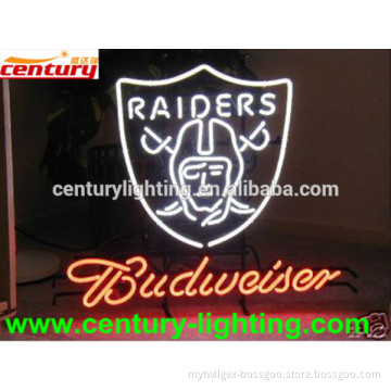 Raiders NFL neon sign